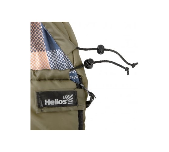 Спальный мешок Helios OLYMPUS 200S 180х70, холлофайбер, зеленый 00000310919