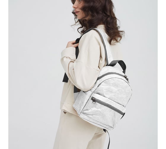 Рюкзак Ranzel Backpack Latifa Kraft Белый ТРЛ ТР170Б