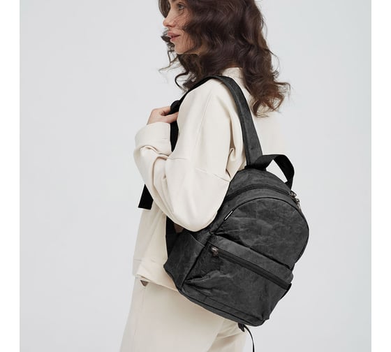 Рюкзак Ranzel Backpack Latifa Kraft Черный ТРЛ ТР171Ч