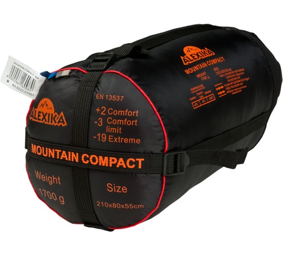 Спальный мешок с правой молнией Alexika MOUNTAIN Compact 9223.01051