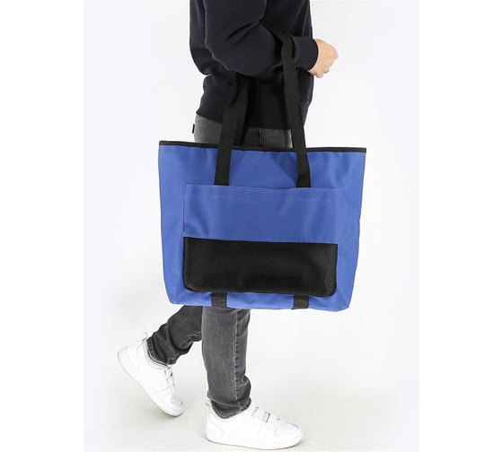 Сумка-холодильник Bener Refrigerator Bag Shopping Bag синяя, 20 л СХ103С