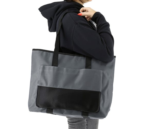 Сумка-холодильник Bener Refrigerator Bag Shopping Bag серая, 20 л СХ108С