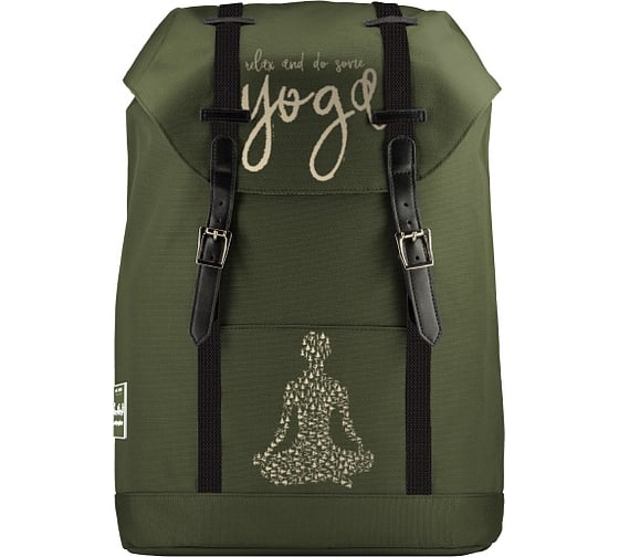 Городской рюкзак Bruno Visconti YOGA темно-зеленый 12-011-031/11
