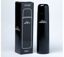 Термос Мастер К 1 л, сохраняет тепло 24 ч, чёрный 3940533