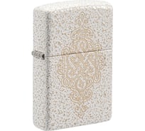 Зажигалка ZIPPO Lucky Knot Design с покрытием Mercury Glass, латунь/сталь, бежевая, 38x13x57 мм 49599