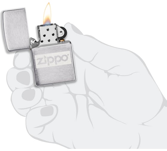 Подарочный набор ZIPPO фляжка 89 мл и зажигалка латунь/сталь, серебристый, в коробке с подвесом 49358