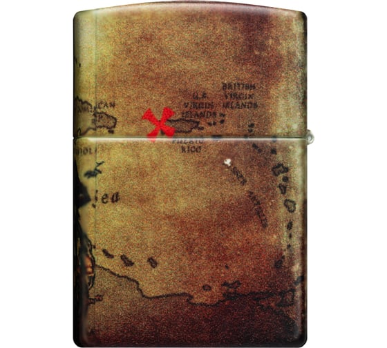Зажигалка ZIPPO Pirate Ship с покрытием White Matte, 38x13x57 мм 49355