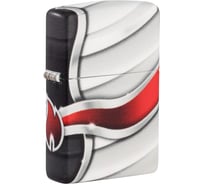 Зажигалка ZIPPO Flame Design с покрытием White Matte, 38x13x57 мм 49357