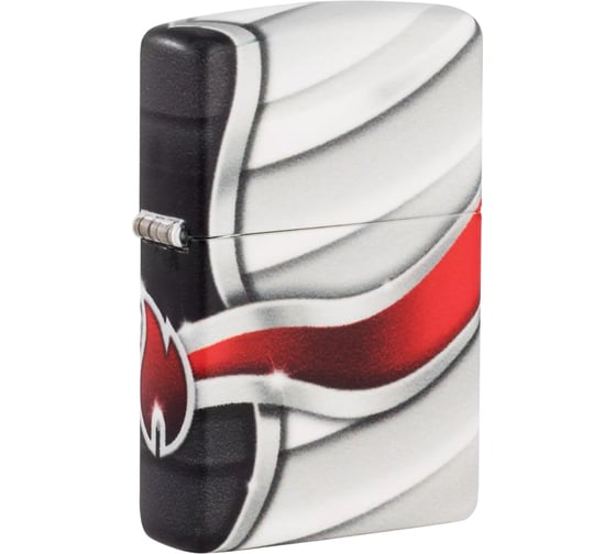Зажигалка ZIPPO Flame Design с покрытием White Matte, 38x13x57 мм 49357 1
