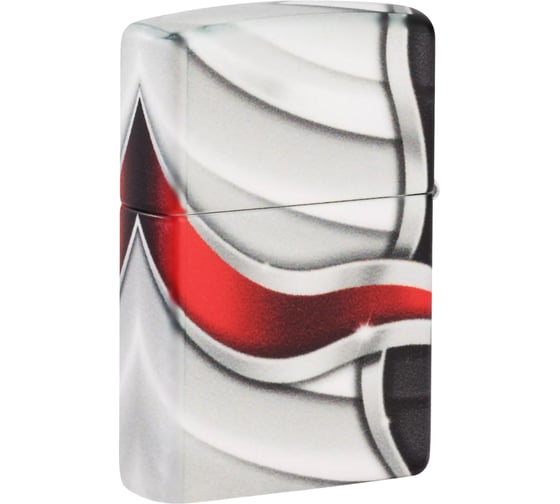 Зажигалка ZIPPO Flame Design с покрытием White Matte, 38x13x57 мм 49357