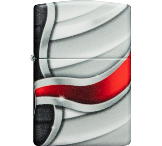 Зажигалка ZIPPO Flame Design с покрытием White Matte, 38x13x57 мм 49357