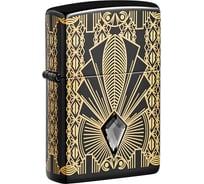 Зажигалка ZIPPO коллекционная модель 2021, с покрытием High Polish Black, чёрная, 38x13x57 мм 49502