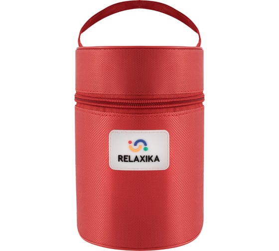 Термос для еды Relaxika 301 1 литр, в чехле, стальной R301.1000.1P
