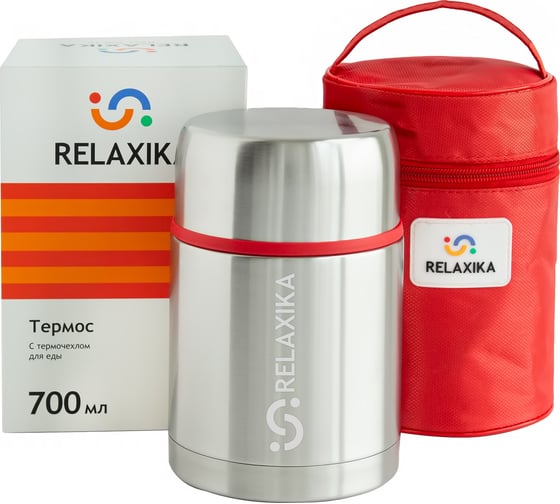 Термос для еды Relaxika 301 0.7 литра, в чехле R301.700.1P
