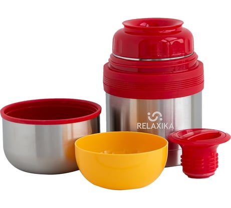 Универсальный термос для еды и напитков Relaxika  201 0.5 литра, стальной R201.500.1