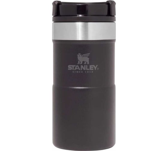 Термокружка STANLEY Classic Neverleak, черная, 0.25 л 10-09856-007