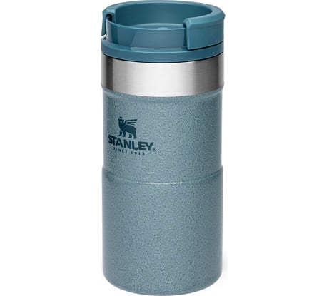 Термокружка STANLEY Classic Neverleak, голубая, 0.25 л 10-09856-009