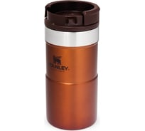 Термокружка STANLEY Classic Neverleak, темно-янтарная, 0.25 л 10-09856-010