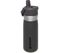 Термобутылка STANLEY GO IceFlow Flip Straw, серая, 0.65 л 10-09697-008