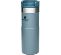 Термокружка STANLEY Classic Neverleak, голубая, 0.47 л 10-09851-009