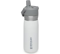 Термобутылка STANLEY GO IceFlow Flip Straw, белая, 0.65 л 10-09697-007