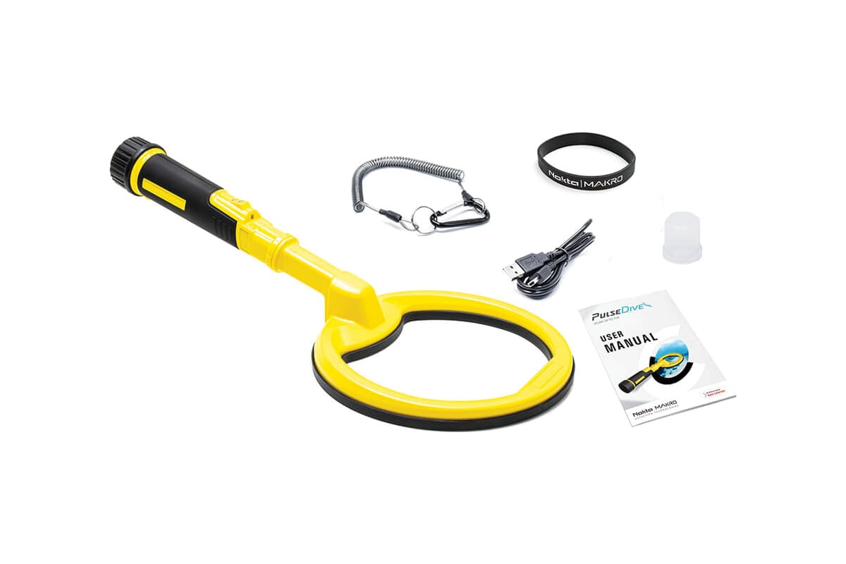 Металлоискатель Nokta Makro PulseDive Scuba 8", желтый 10000114 ...