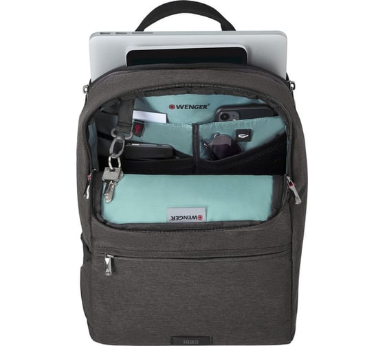 Рюкзак WENGER MX Reload 14", серый 100%, полиэстер, 28х18х42 см, 17 л 611643