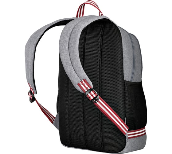 Рюкзак WENGER Collegiate Quadma 16”, серый, 100% полиэстер, 33х17х43 см, 22 л 611666