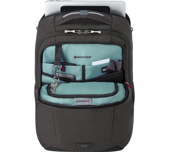 Рюкзак WENGER MX Professional 16”, серый, 100% полиэстер, 33х21х45 см, 21 л 611641