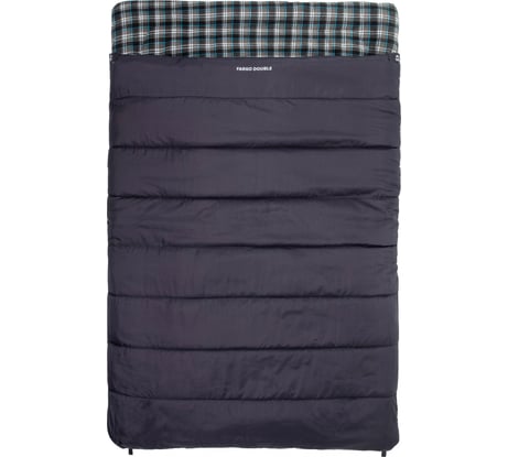 Двухместный спальный мешок с фланелью Jungle Camp Fargo Double серый 70959