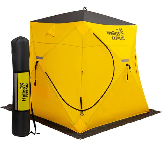 Зимняя палатка Helios PIRAMIDA EXTREME 2.0х2.0 V2.0 широкий вход HS-IST-PE-2.0 00000249523