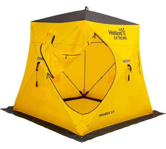 Зимняя палатка Helios PIRAMIDA EXTREME 2.0х2.0 V2.0 широкий вход HS-IST-PE-2.0 00000249523