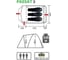 Палатка Helios PASSAT-3 HS-2368-3 GO 00000211708 9