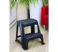 Универсальный табурет IDEA со ступенькой М 2296 Черный