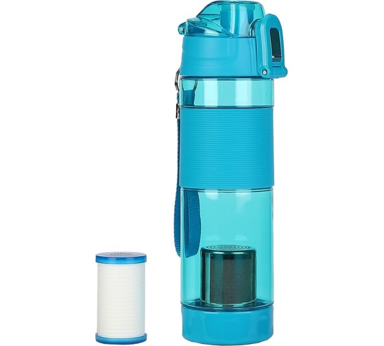 Бутылка для водородной воды SONAKI 650 мл, голубая HWP-100B 1