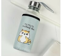 Бутылка для воды Командор Mi, в чехле, 350 мл 5161311