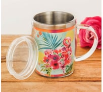 Термокружка Командор Фламинго 450 мл 2589072