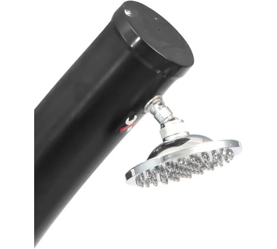Летний солнечный душ Reexo Solar Twist Black, 20 л, чёрный ПВХ с краном для ног, 159568