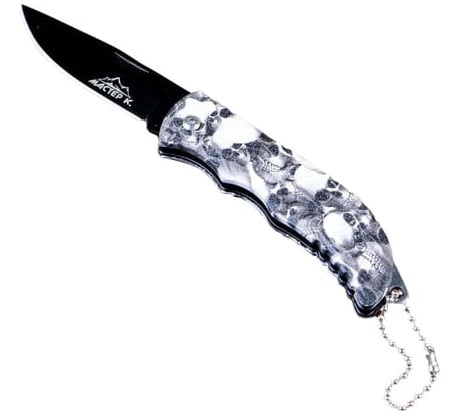 Перочинный складной нож Мастер К Черепа лезвие 6.6 см 4411910