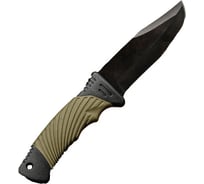 Туристический нож Мастер К зеленая рукоять, клинок 11 см 4679954