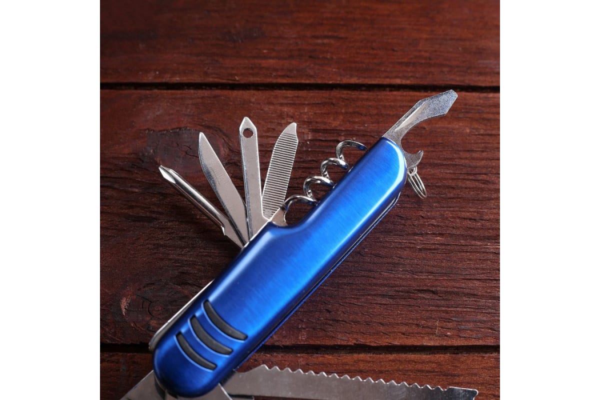 Швейцарский нож Мастер К 11 функций, синий 486463 - выгодная цена .