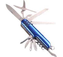 Швейцарский нож Мастер К 11 функций, синий 486463