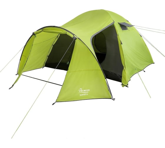 Палатка Premier Fishing BORNEO-6-G зеленая PR B-6-G 00000211338