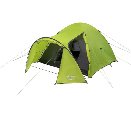 Палатка Premier Fishing BORNEO-4-G зеленая PR B-4-G 00000211337