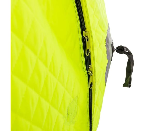 Зимняя палатка Premier Fishing Куб утепленная, 1.8х1.8 м, желтая люминесцентная/серая PR-ISCI-180YLG 00000186984
