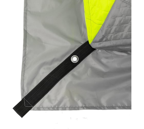 Зимняя палатка Premier Fishing Куб утепленная, 1.5х1.5 м, желтая люминесцентная/серая PR-ISCI-150YLG 00000186983