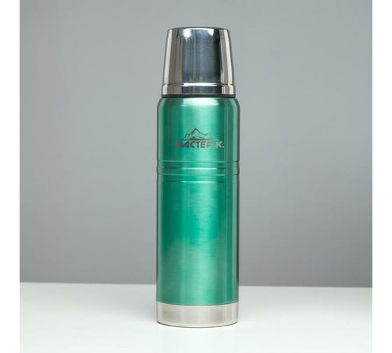 Термос Мастер К 500 мл, сохраняет тепло 24 ч, зеленый металл 5427745 1