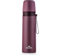 Дорожный термос Walmer Marine 500 мл, с клапаном и крышкой-кружкой, вишнёвый W24214702