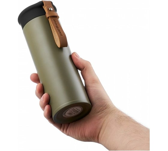 Термос Walmer KHAKI из нержавеющей стали, 450 мл W24203845