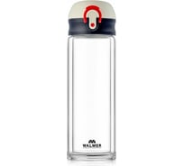 Бутылка для питья Walmer Hype из боросиликатного стекла, 330 мл, синий W29198294